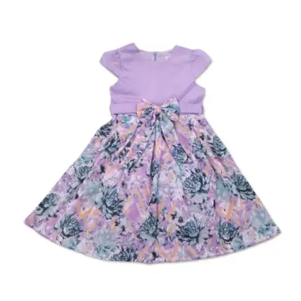 JOE-ELLA Floral Print Party Dress